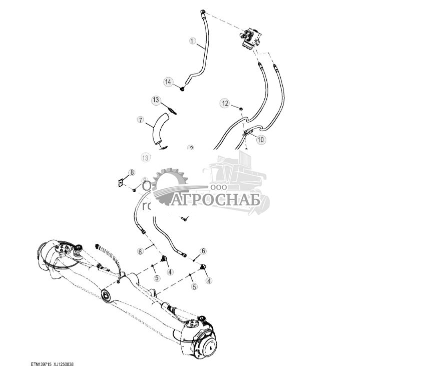 Гидравлическая система рулевого управления без механического привода на передние колеса (329328 - ) - ST923993 197.jpg